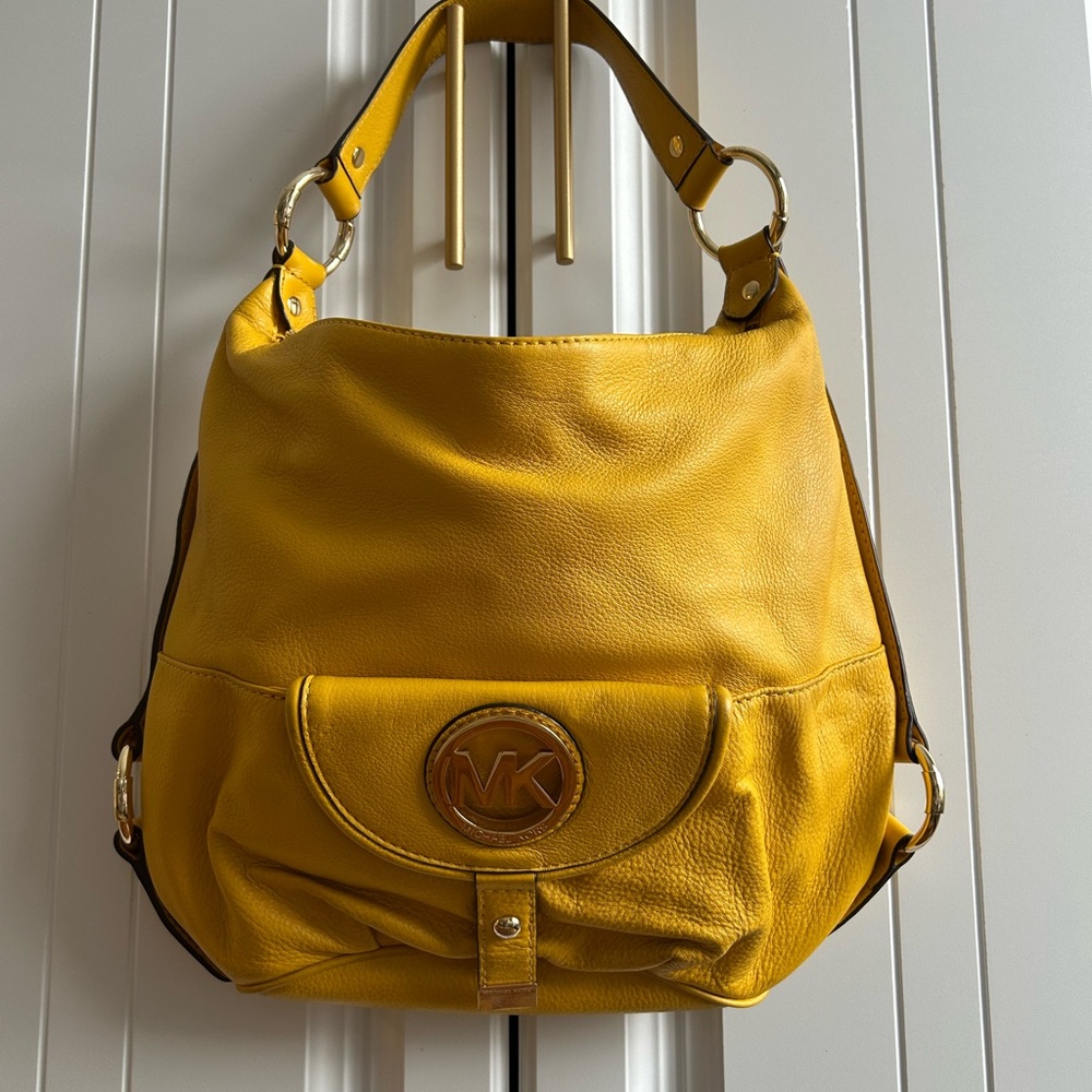 Michael Kors Mustard Yellow Shoulder Bag